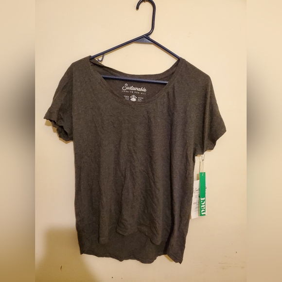 NWT Pact organic gray t shirt size small - Picture 2 of 4